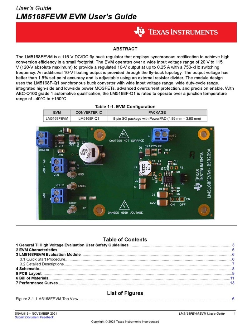 Texas Instruments LM5168FEVM User manual