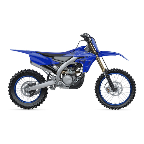 Yamaha YZ250FX 2022 Owner's service manual