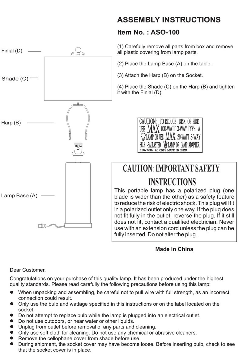 Living Spaces ASO-100 User manual