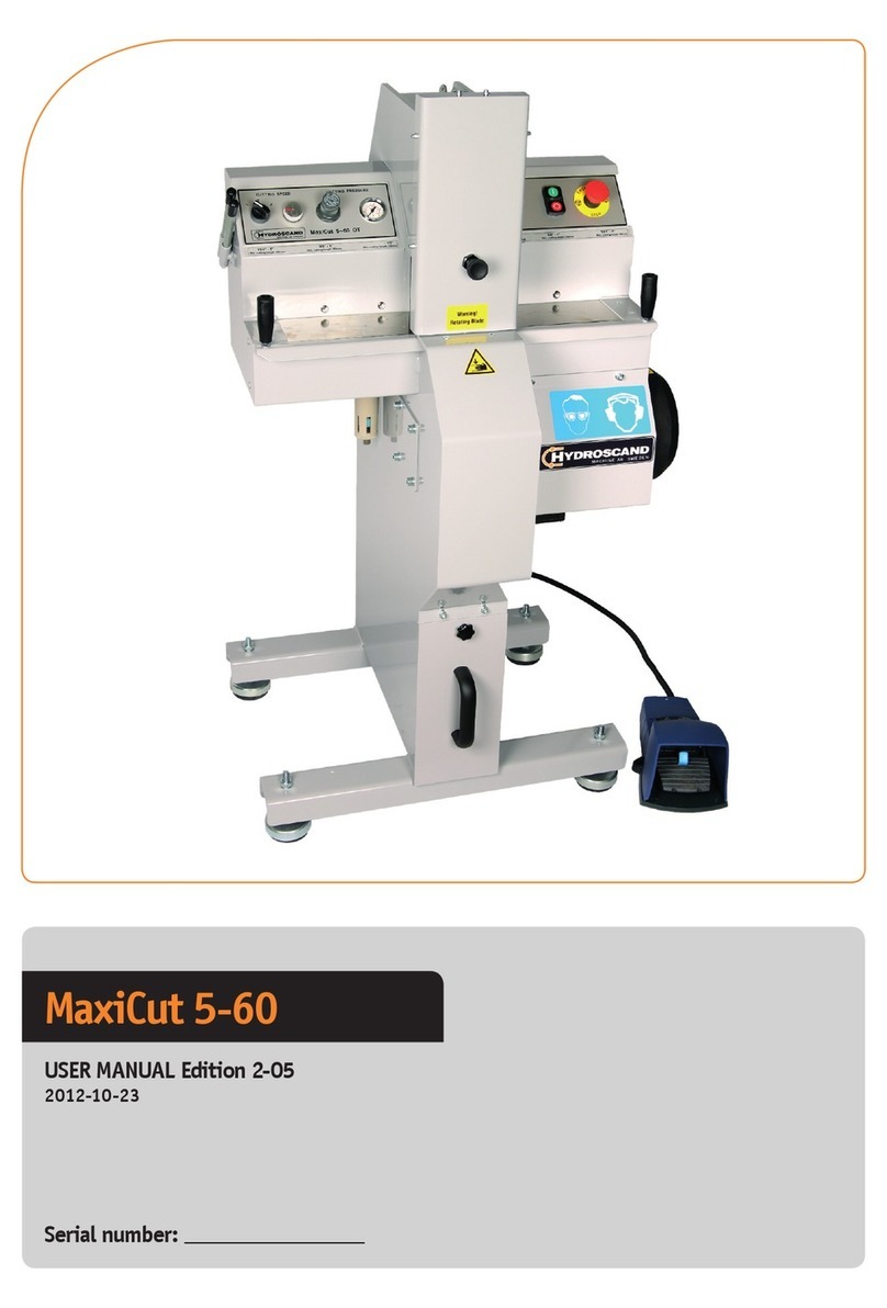 HYDROSCAND MaxiCut 5-60 User manual