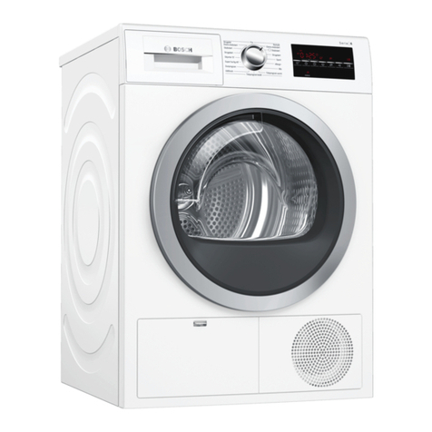 Bosch WTG864B8DN Installation and operating instructions
