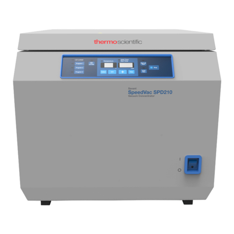 Thermo Scientific SpeedVac SPD210 User manual