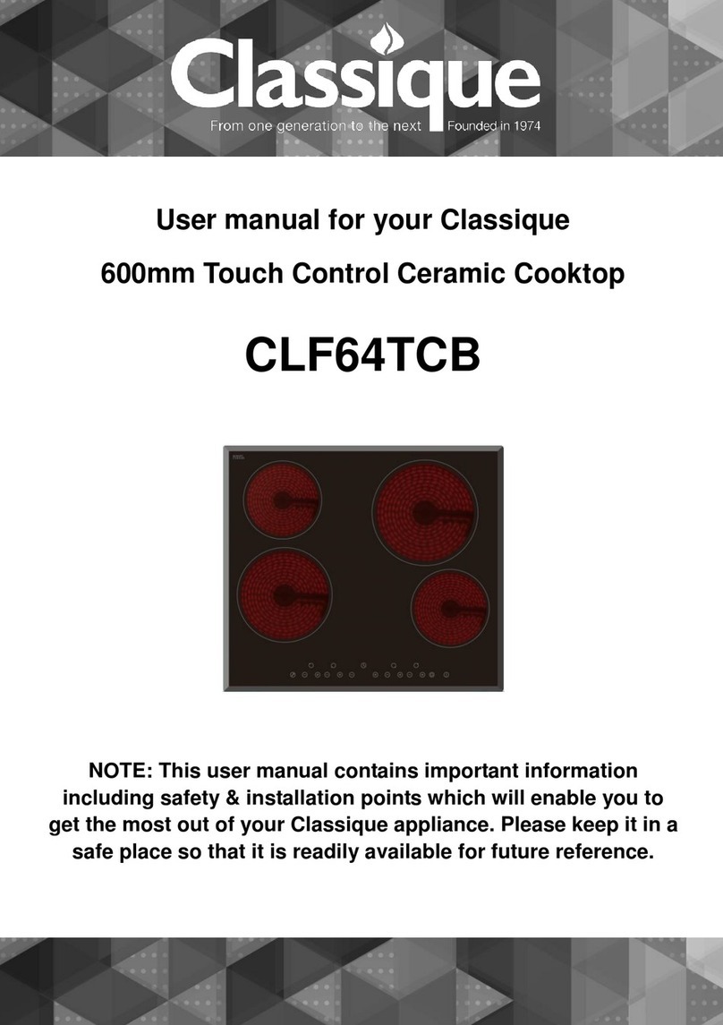 Classique CLF64TCB User manual