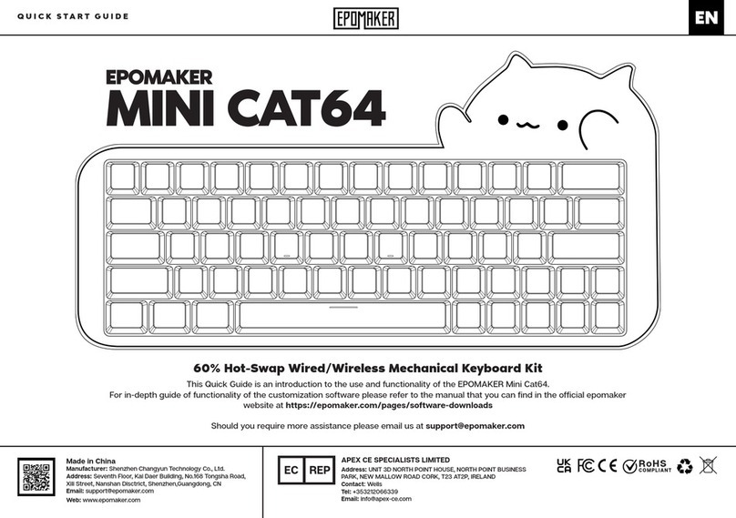 Epomaker MINI CAT64 User manual