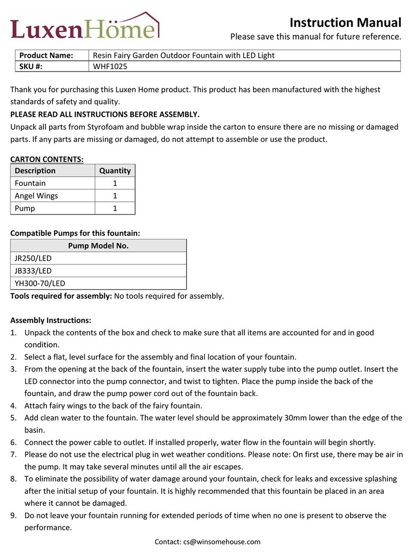 LuxenHome WHF1025 User manual LuxenHome WHF1025 User manual