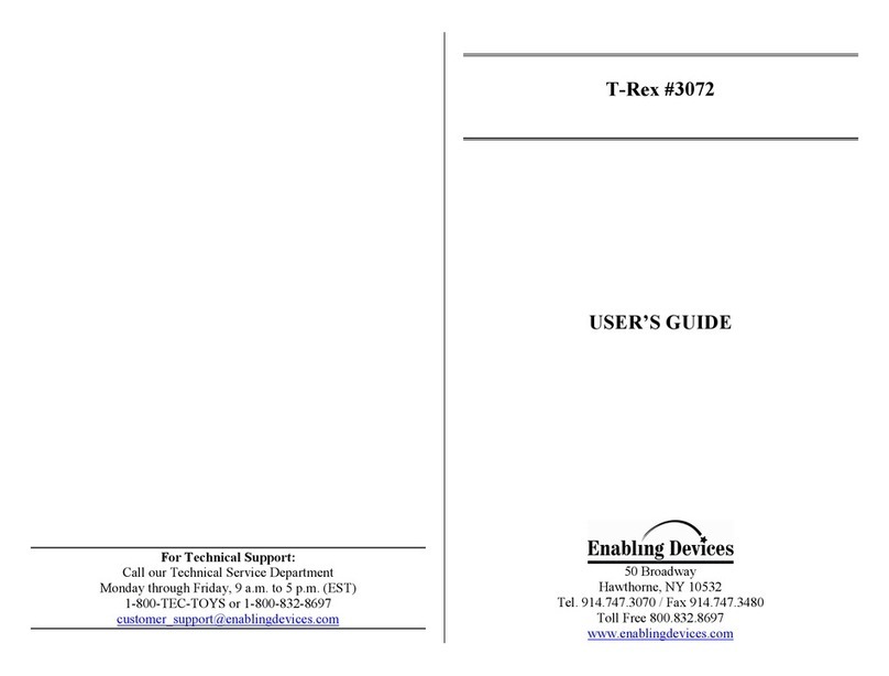 Enabling Devices T-Rex 3072 User manual Enabling Devices T-Rex 3072 User manual