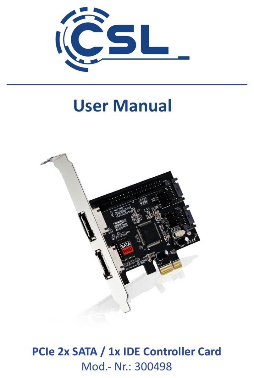CSL 300498 User manual