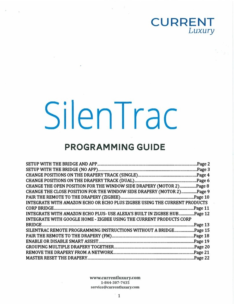 CURRENT Luxury SilenTrac Operating instructions