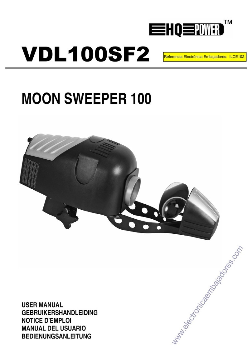 HQ Power MOON SWEEPER 100 User manual HQ Power MOON SWEEPER 100 User manual