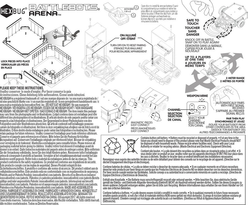 Hexbug BattleBots Arena User manual