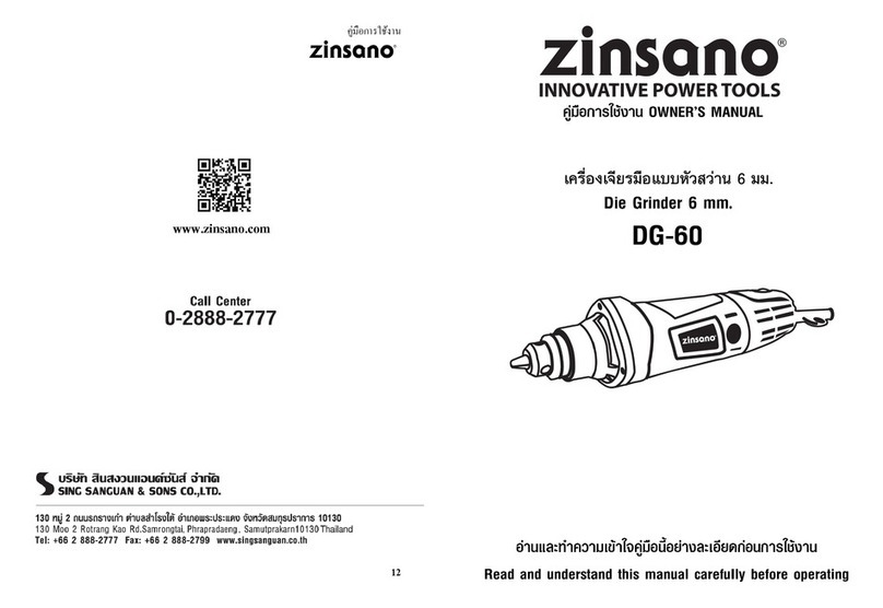 Zinsano DG-60 owner's manual