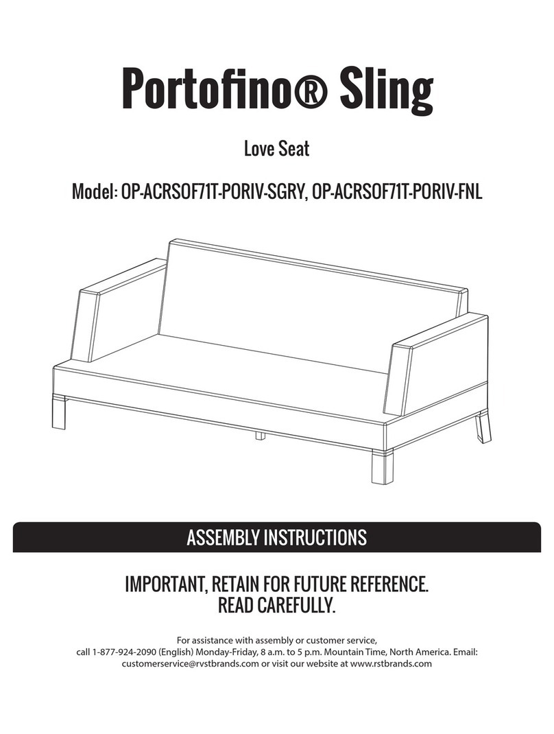 Portofino Sling OP-ACRSOF71T-PORIV-SGRY Assembly instructions
