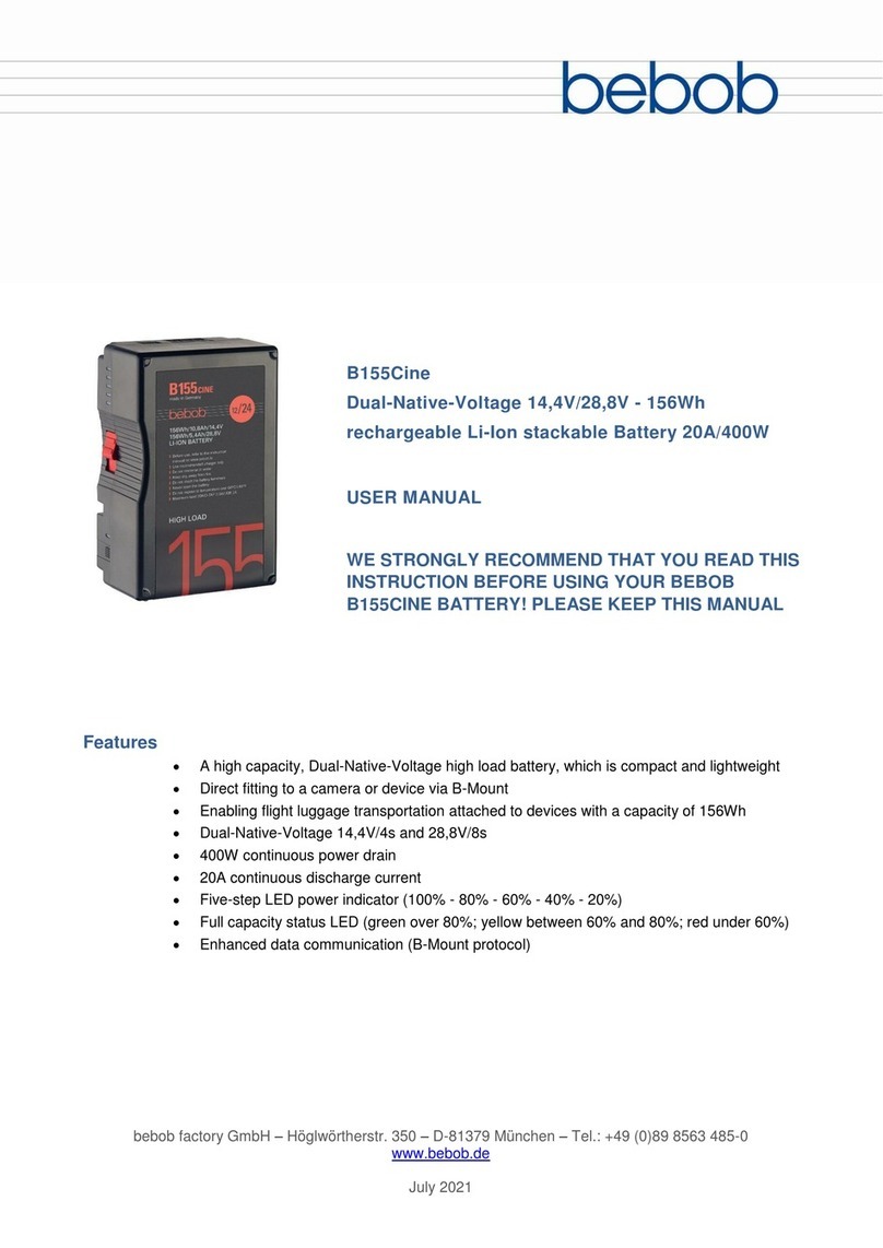 Bebob B155Cine User manual