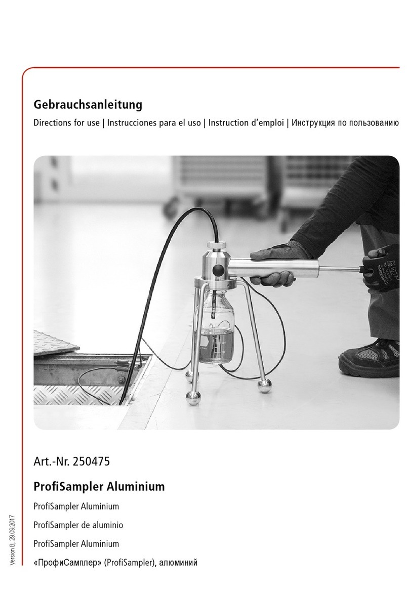 Denios ProfiSampler 250475 Manual
