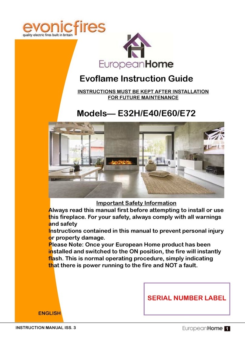 Evonicfires Evoflame E32H Manual Evonicfires Evoflame E32H Manual