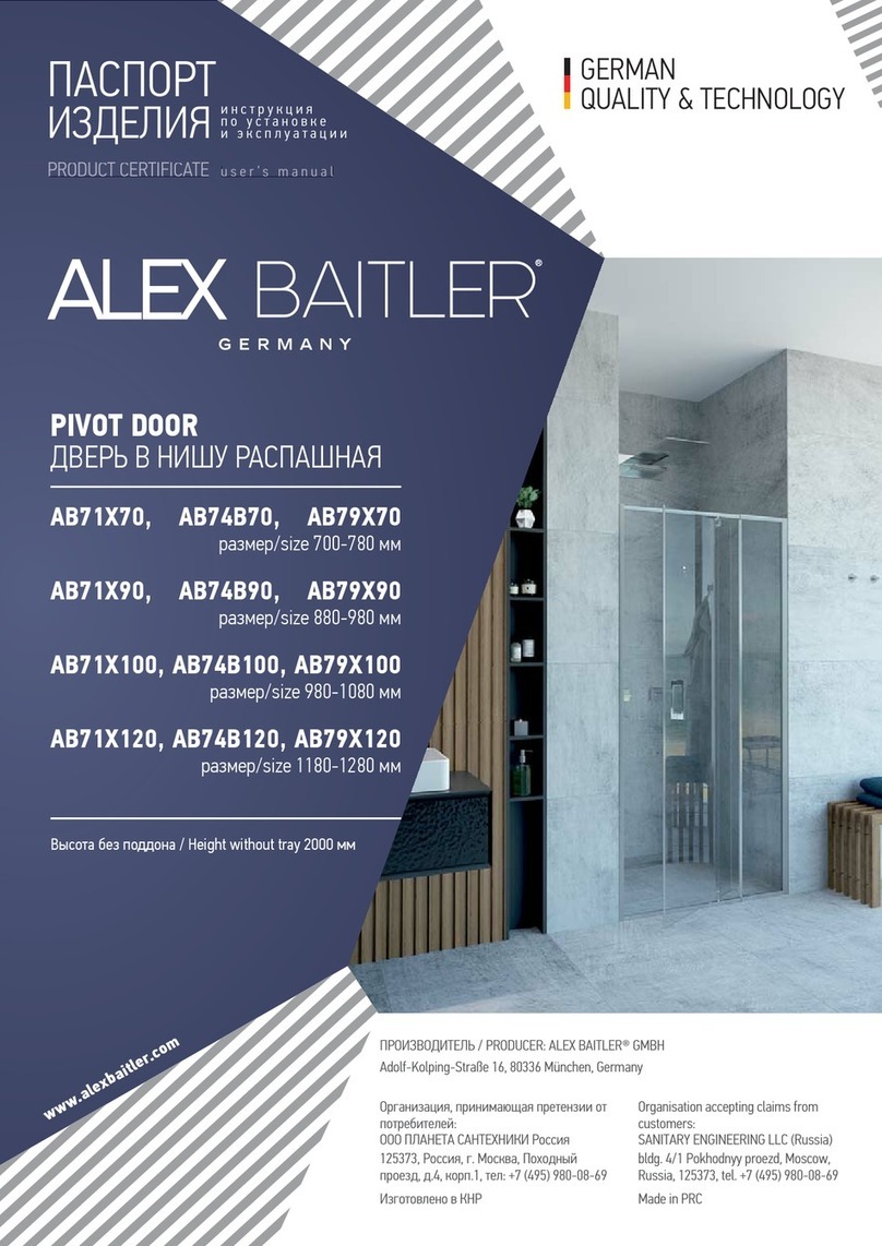 ALEX BAITLER AB71X70 user manual