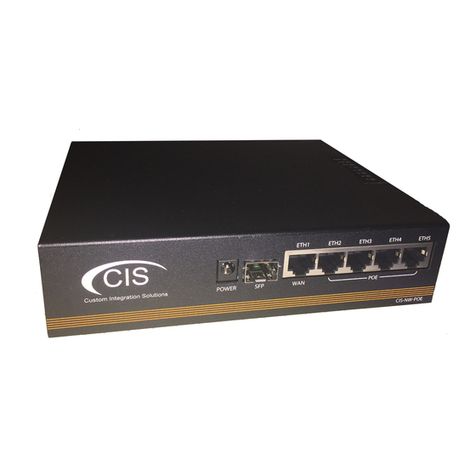 CIS CIS-NW-POE4 User manual CIS CIS-NW-POE4 User manual