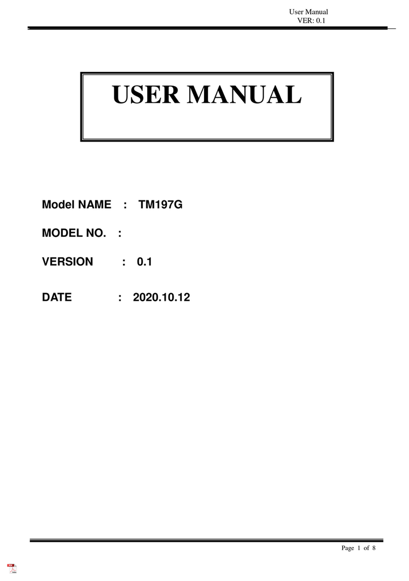 TOGRAN TM197G user manual
