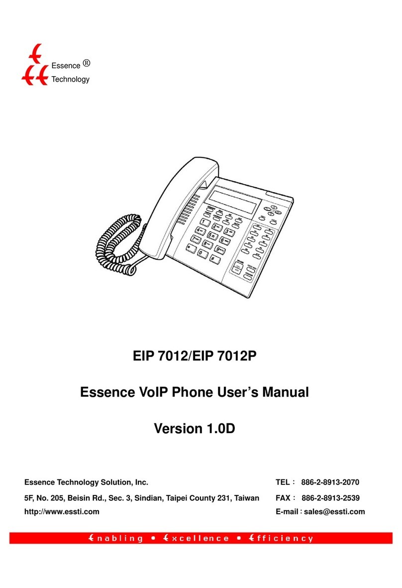 Essence Technology EIP 7012P user manual