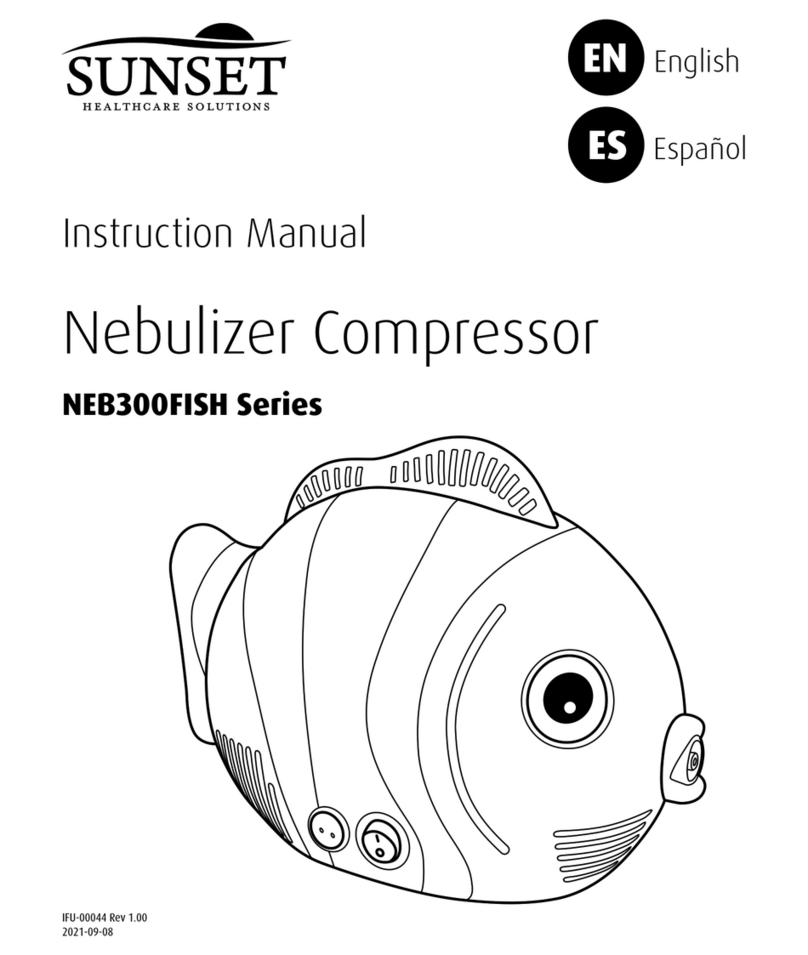 Sunset Healthcare NEB300FISH Series instruction manual Sunset Healthcare NEB300FISH Series instruction manual