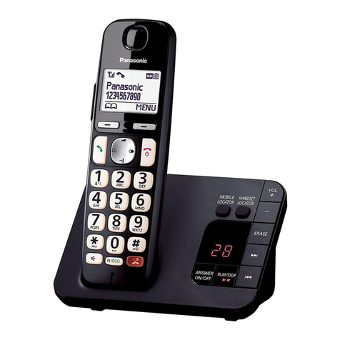 Panasonic KX-TGE820E operating instructions