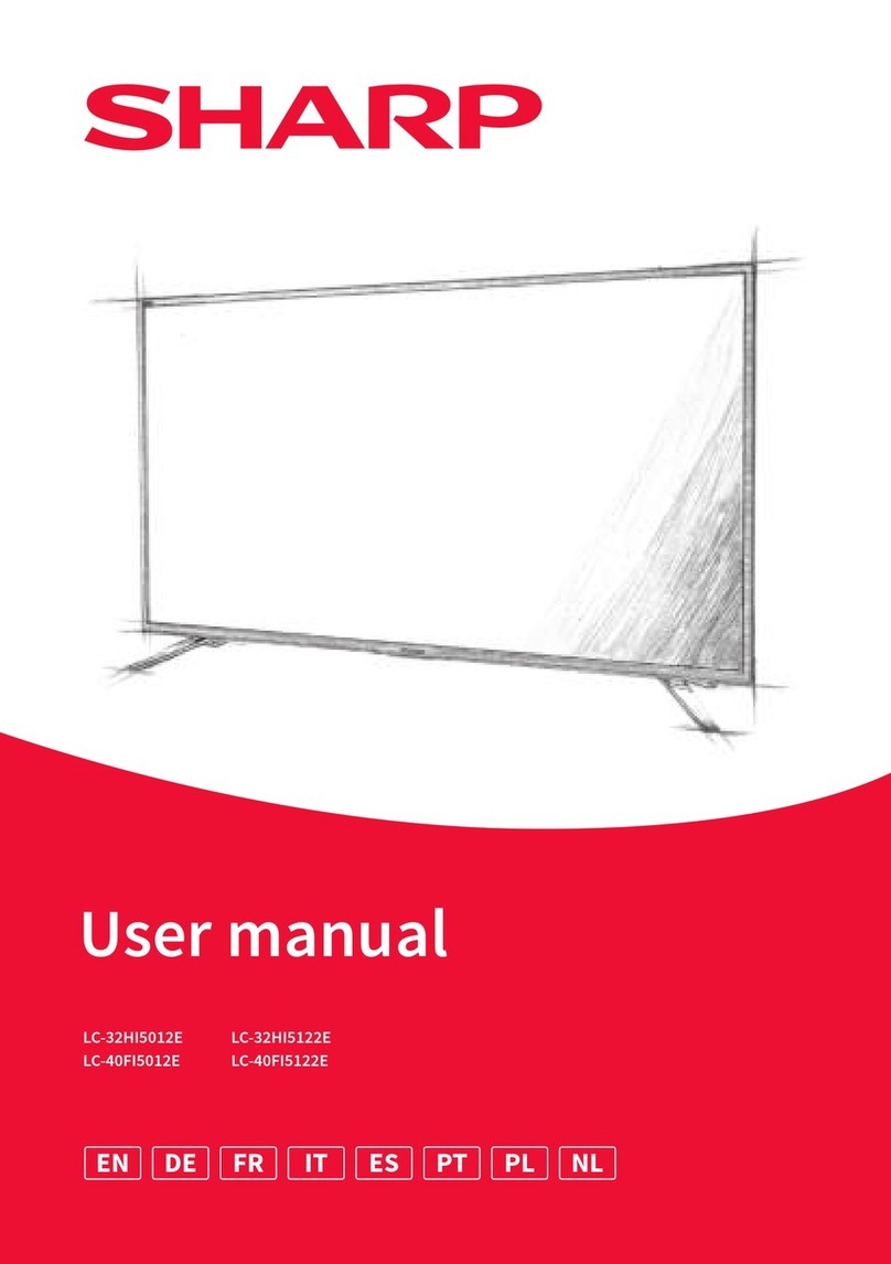Sharp LC-40FI5012E User manual