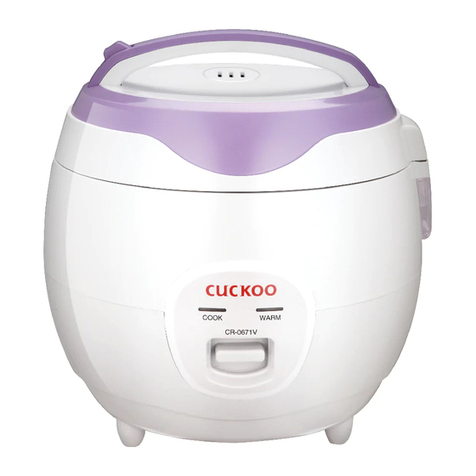 Cuckoo CR-0671V User manual
