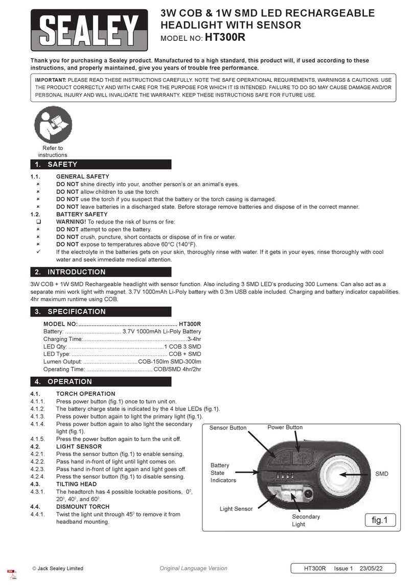 Sealey HT300R User manual
