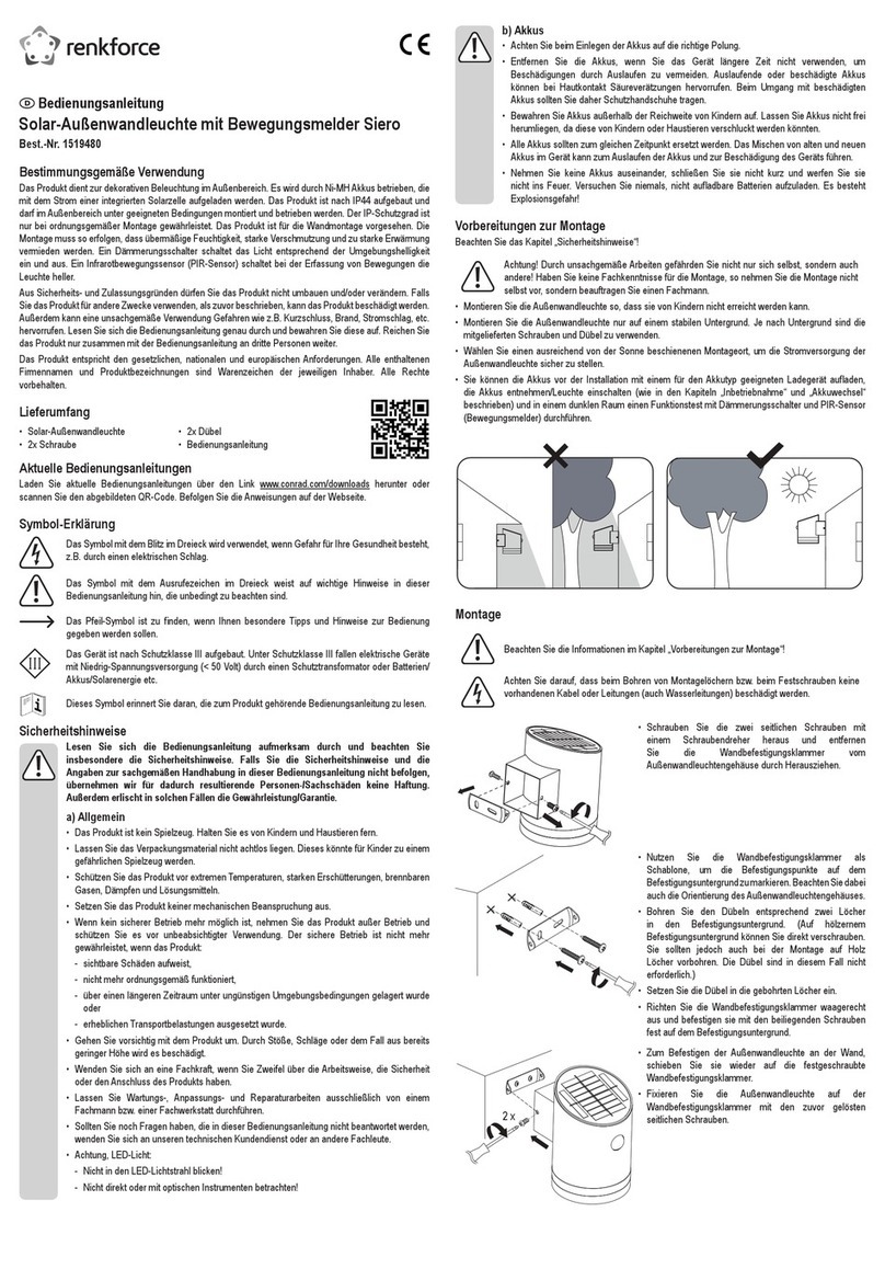 Renkforce 1519480 operating instructions