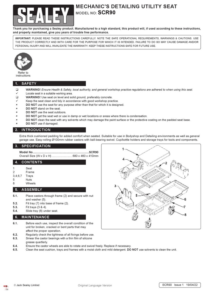 Sealey SCR90 User manual