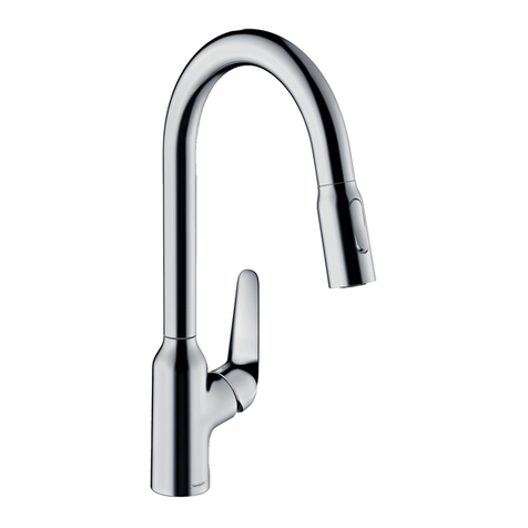 Hans Grohe Focus M42 220 2jet 71800 Series Manual