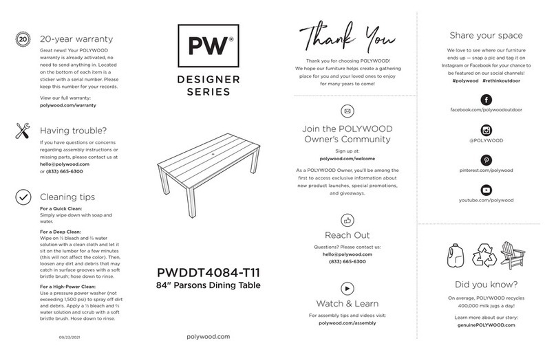 PW DESIGNER Series User manual