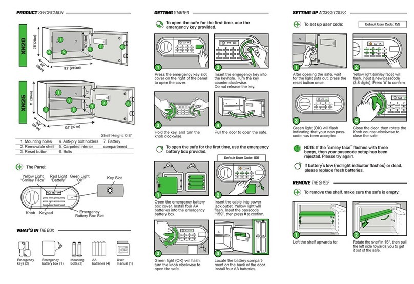ISLANDSAFE MODERNO XN Series user manual