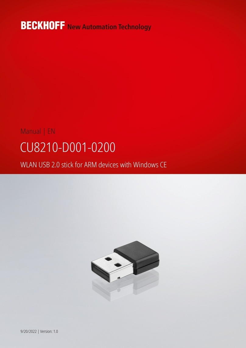 Beckhoff CU8210-D001-0200 manual