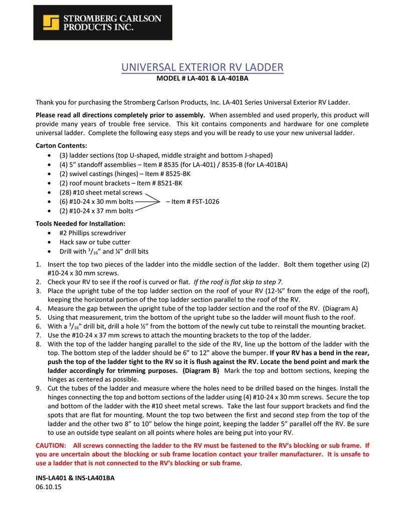 Stromberg Carlson Products LA-401 quick start guide