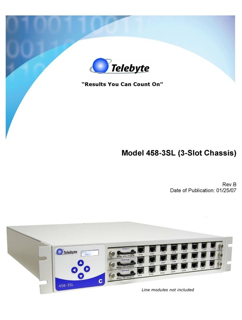 Telebyte 458-3SL manual
