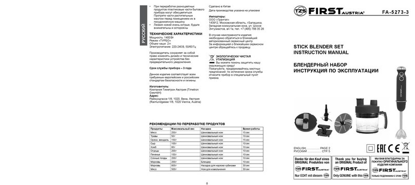 TZS First AUSTRIA FA-5273-3 instruction manual