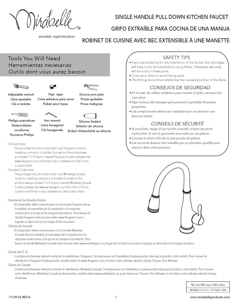 Mirabelle MIRXCCD100CP User manual