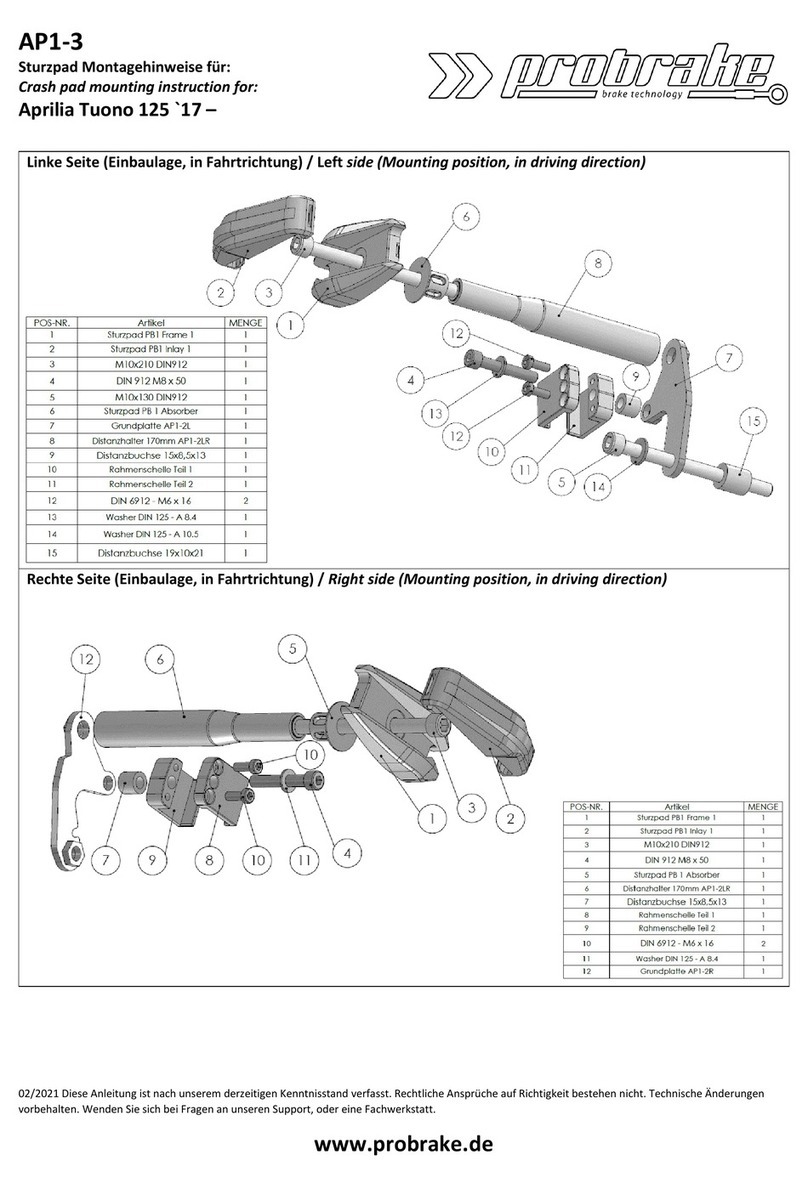 probrake AP1-3 User guide