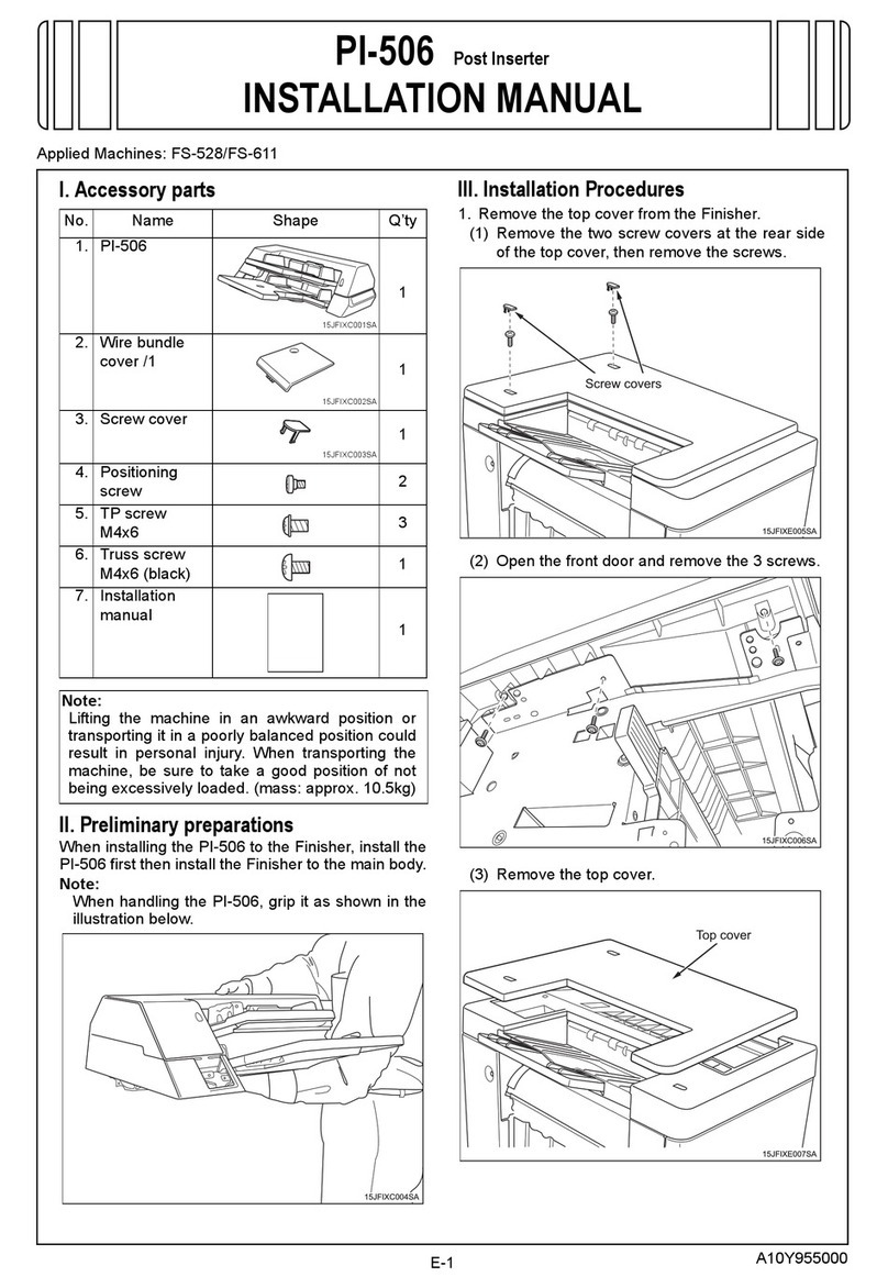 Konica Minolta PI-506 User manual