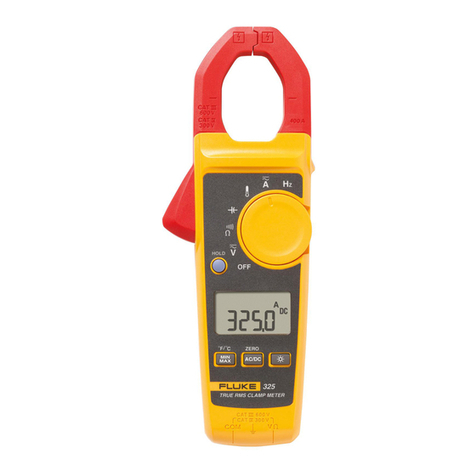 Fluke 323 Use and care manual