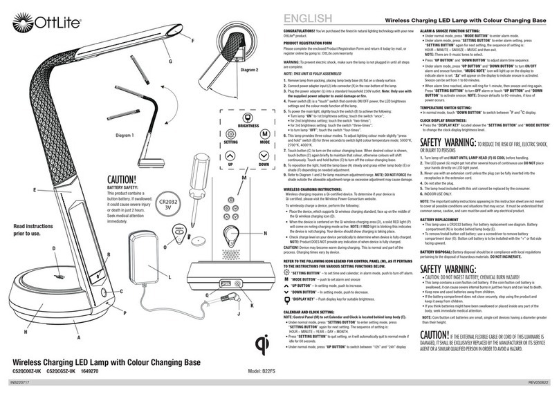 OttLite B22FS User manual