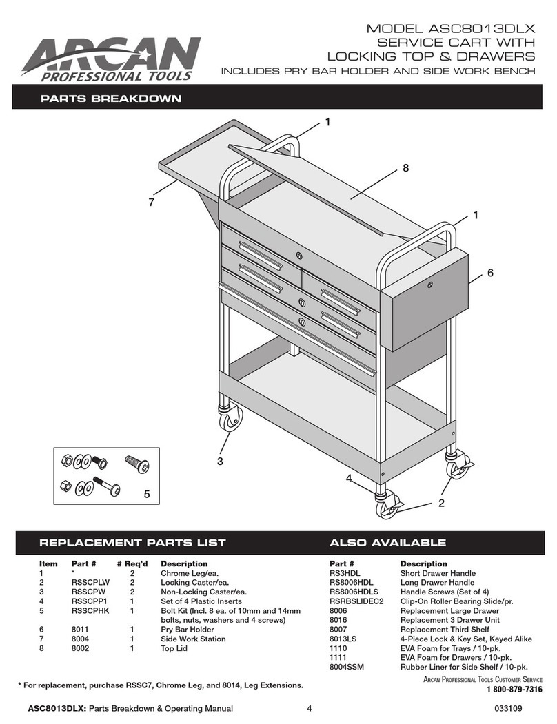 Arcan ASC8013DLX quick start guide