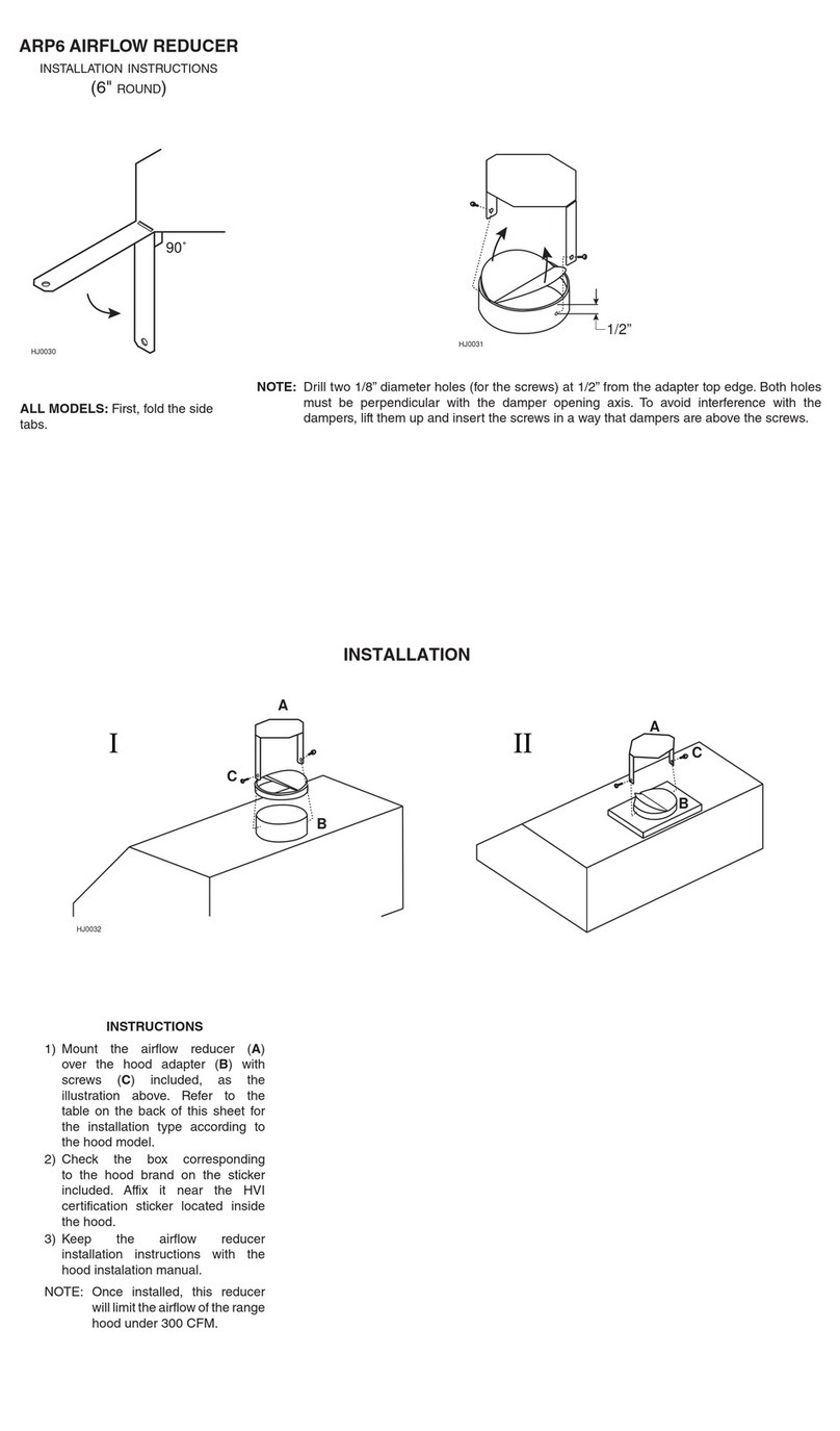NuTone ARP6 User manual