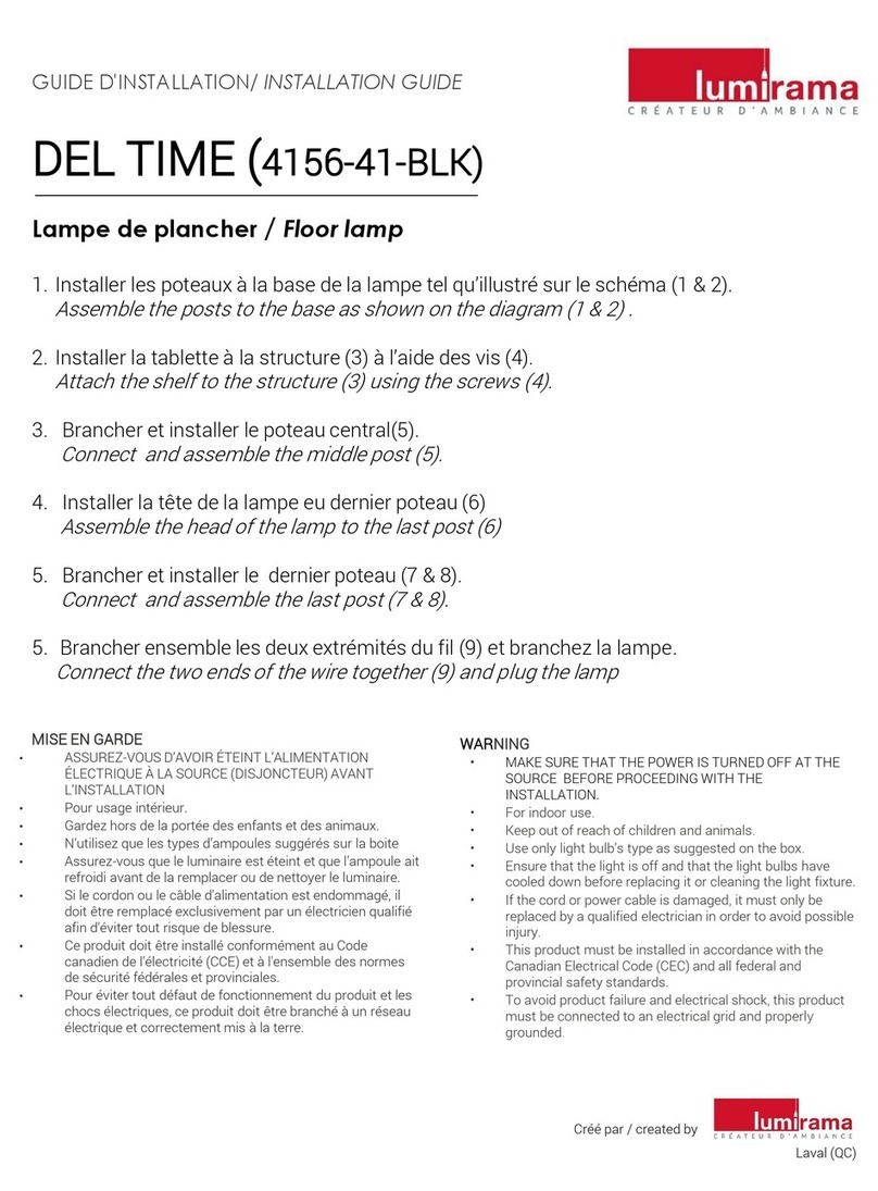 Lumirama DEL TIME User manual