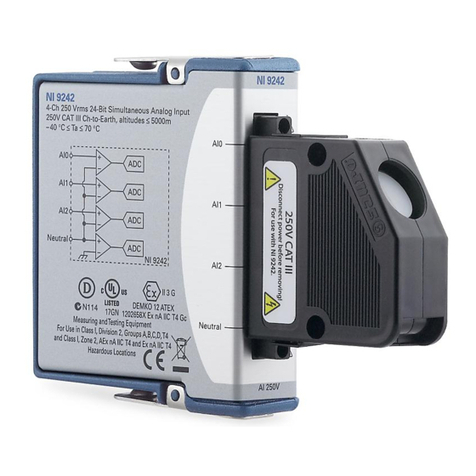 National Instruments NI 9242 User manual National Instruments NI 9242 User manual