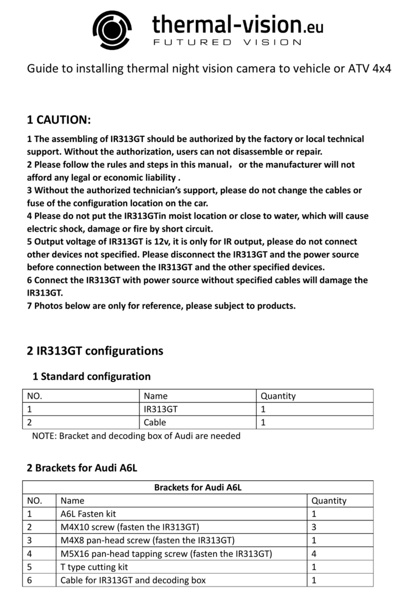 thermal-vision IR313GT Guide to installing thermal-vision IR313GT Guide to installing