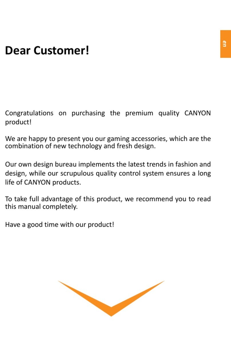 Canyon PC User manual