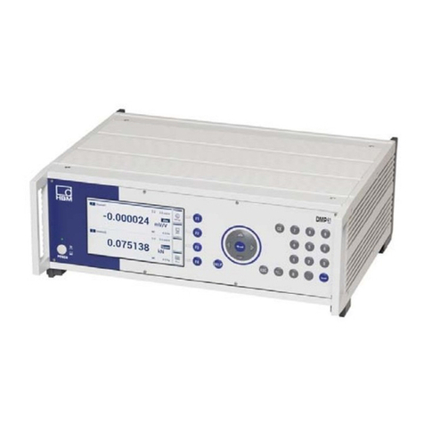HBM DMP41 User manual