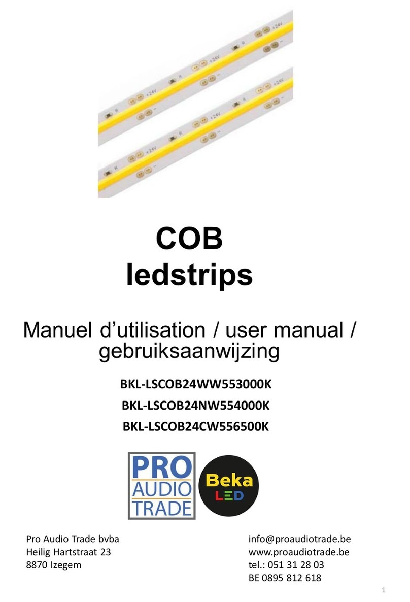 Pro Audio Trade BKL-LSCOB24WW553000K user manual